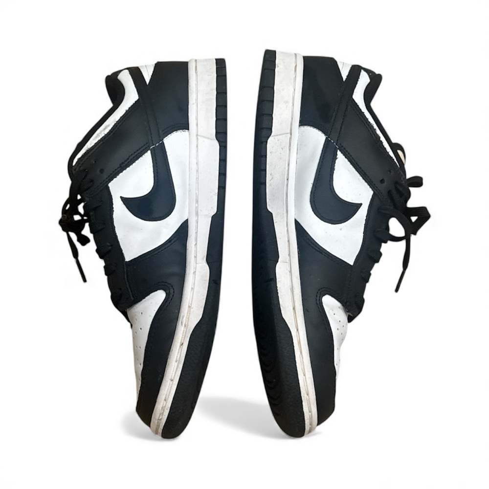Nike Dunk Low Black White Panda Low Sneakers Size 12 - Picture 2 of 9